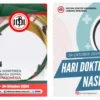 Kolase Twibbon HUT IDI dan Hari Dokter Nasional/ Twibbonize.com PB Ikatan Dokter Indonesia dan IDI Cabang Kebumen