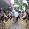 Calon Bupati Bogor Rudy Susmanto saat menghadiri deklarasi dukungan dari Barraja. (Sandika Fadilah /Jabar Ekspres)
