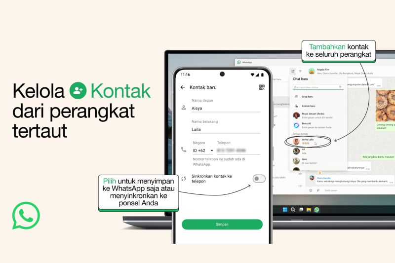 WhatsApp Rombak Fitur Kontak, Cek Apa Saja yang Berubah WhatsApp Rombak Fitur Kontak, Cek Apa Saja yang Berubah