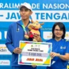 Ist. Salah satu atlet asal Jabar saat menjadi peraih medali emas di Peparnas ke- 17 Tahun 2024, Solo, Jateng. Dok Humas Jabar.