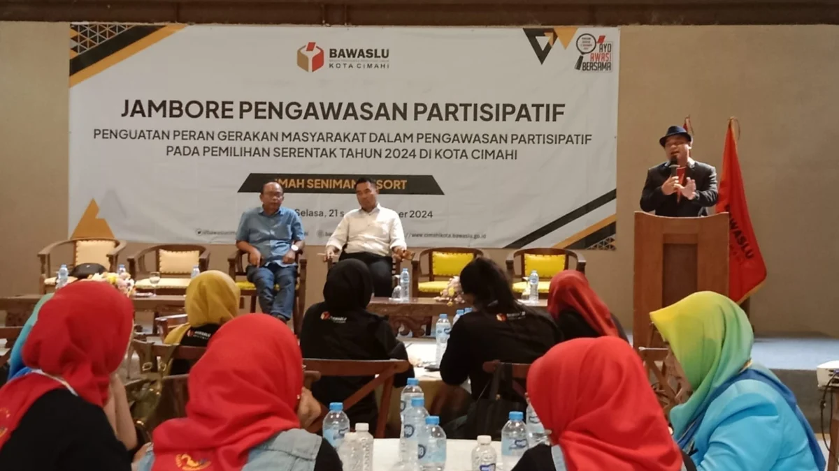 Bawaslu Cimahi Gaungkan Peran Penting Perempuan dalam Pilkada 2024 Jambore Pengawasan Partisipatif pada Srikandi-Srikadi Kota Cimahi (mong)