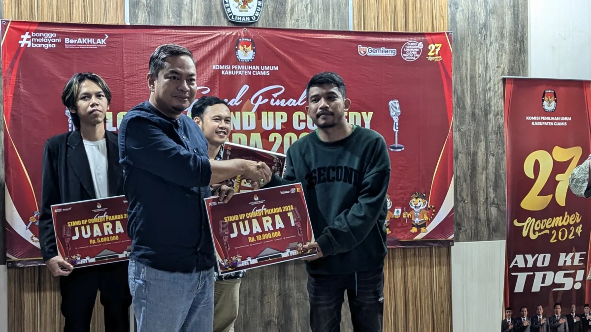 KPU Ciamis Gelar Lomba Stand Up Komedi, Ciptakan Suasana Bahagia Menjelang Pilkada