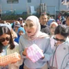 Syahnaz Sadiqah Blusukan ke Lembang untuk Kampanyekan Calon Bupati KBB no Urut Jeje Ritchi Ismail - Asep Ismail