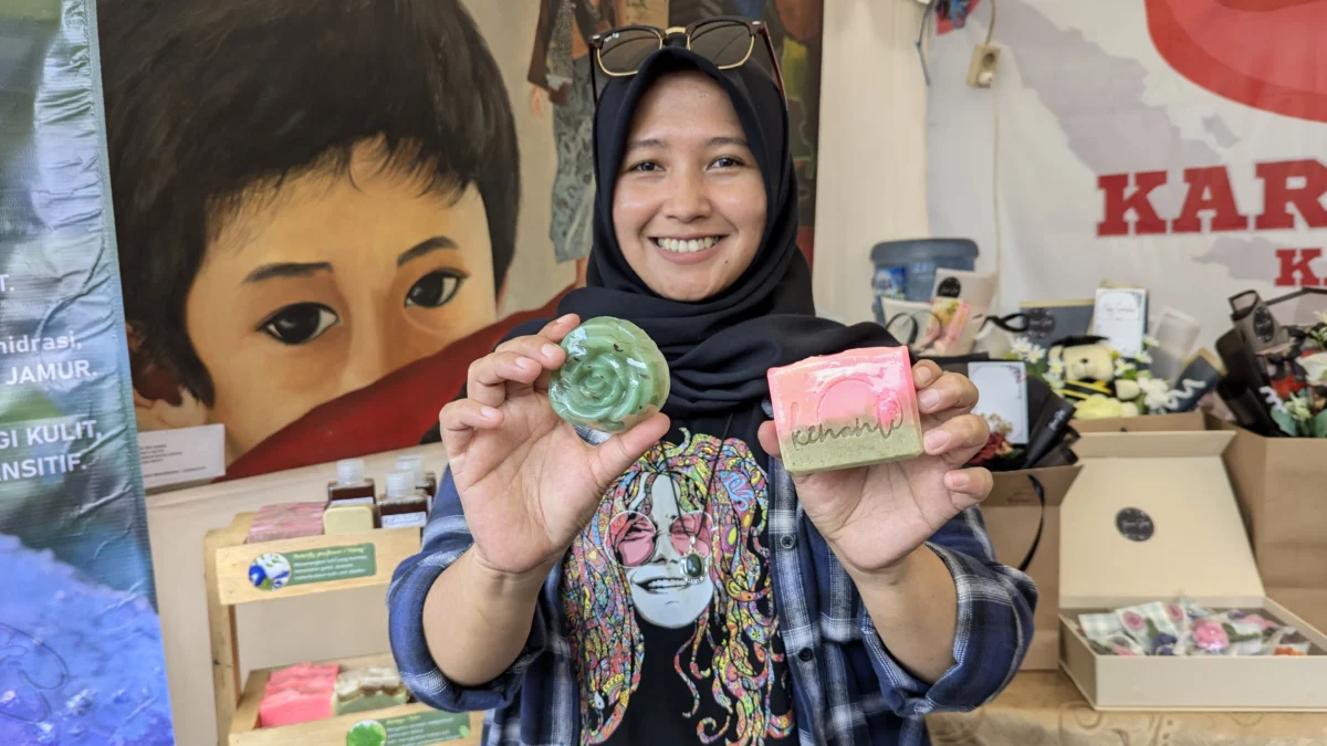Sakola Motekar Ciamis Ciptakan Sabun Mandi Berbahan Alami