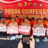 Polresta Bogor Ringkus 23 Pria Pengedar dan Kurir Narkoba, Beragam Jenis Barbuk Diamankan