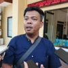 Orangtua Korban, M. Umar (39) saat ditemui di Mapolresta Bogor Kota, Selasa (29/10). (Yudha Prananda / Jabar Ekspres)