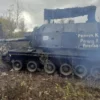Viral! Tulisan Pempek Palembang Hiasi Tank Perang Rusia-Ukraina