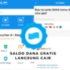 Saldo DANA Gratis Hingga Rp 380.000 Langsung Cair Lewat Link DANA KAGET