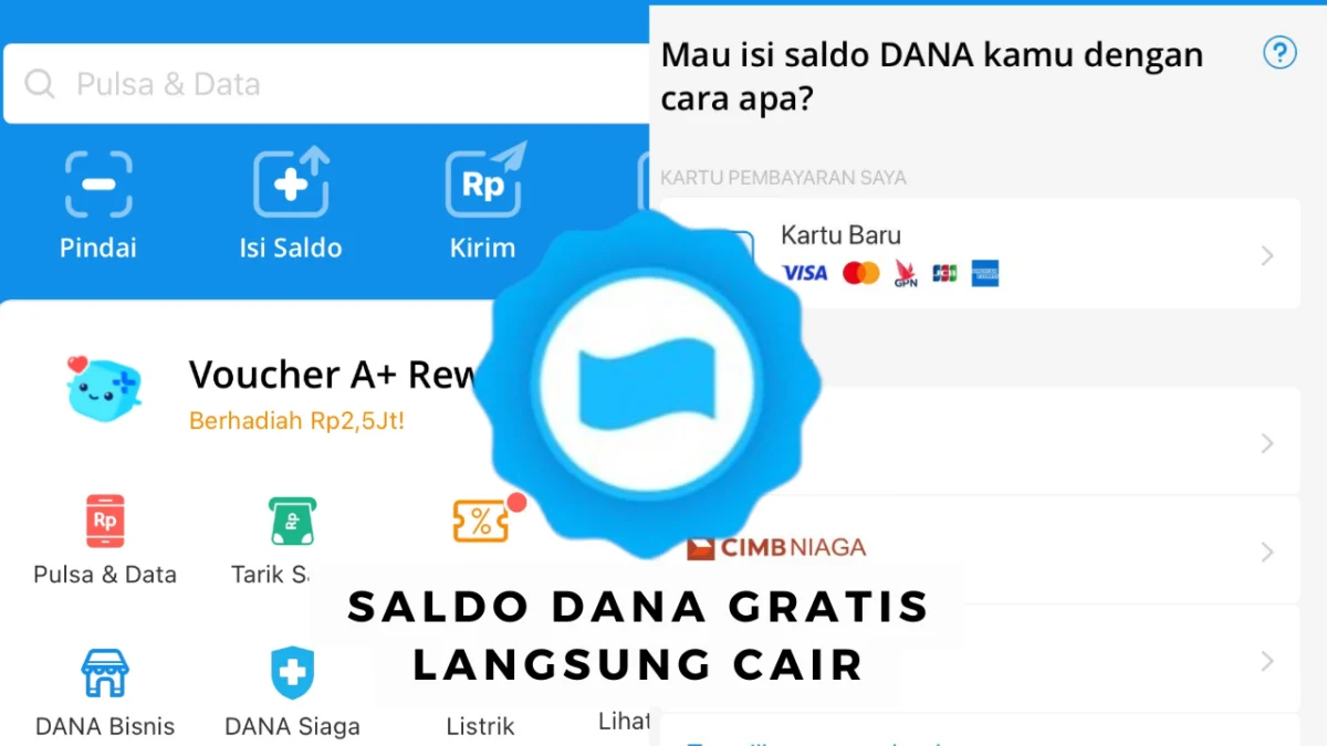 Dapat Rp 200.000 Sehari Saldo DANA Gratis Lewat Aplikasi Penghasil Uang Ini Saldo DANA Gratis Hingga Rp 380.000 Langsung Cair Lewat Link DANA KAGET