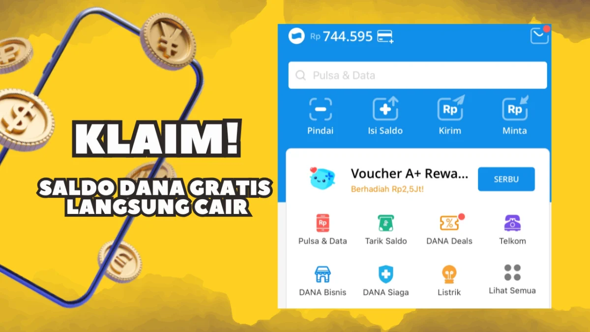KLAIM LINK DANA KAGET 5 November 2024, Dapatkan Keuntungan Saldo E-Wallet Didalamnya!