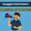 Link PDF Hasil Sanggah Administrasi CPNS Kemenkumham 2024