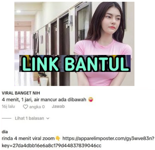 Link Video Viral 4 Menit 26 Detik Rinda Bantul yang Diburu Netizen, Apa Isinya?