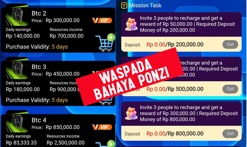 Hati-hati, Jebakan Aplikasi Investasi Penghasil Uang STC AI, Invest Rp300.000 Dalam 5 Hari Jadi Rp700.000 Aplikasi investasi penghasil uang yang perlu diwaspadai.