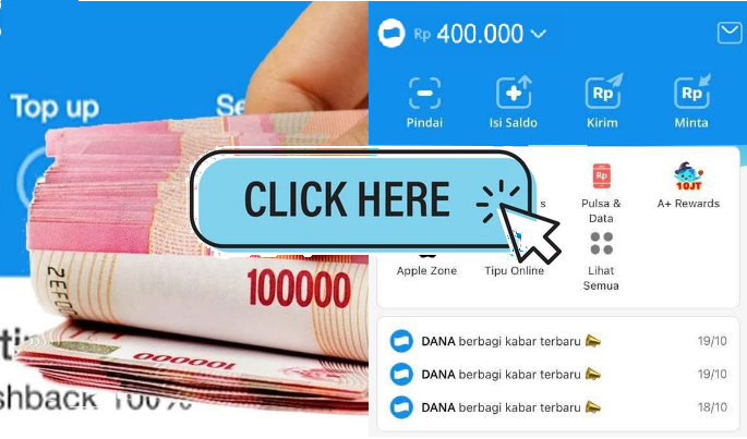 Cair Saldo DANA Gratis Rp 400 Ribu untuk Masyarakat Terpilih di Link Resmi Ini Cair Saldo DANA Gratis Rp 400 Ribu untuk Masyarakat Terpilih di Link Resmi Ini
