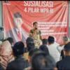 Denny Cagur Sosialisasikan Empat Pilar MPR RI