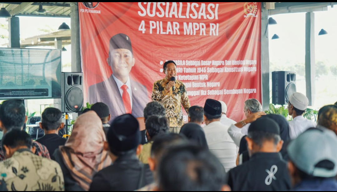 Denny Cagur Sosialisasikan Empat Pilar MPR RI