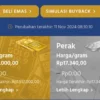 Harga emas Antam hari ini pertanggal 11 November 2024 tidak mengalami perubahan signifikan masih di harga Rp1,517,000.(foto:facebook)