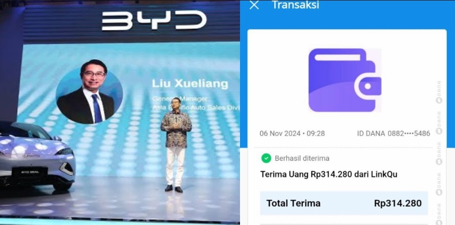 Terbukti Membayar, Apakah Investasi di Aplikasi BYD Cars Aman? Modal Rp50.000 Bisa Untung Rp360.000 Sebulan Bukti penarikan di Aplikasi Investasi BYD Cars