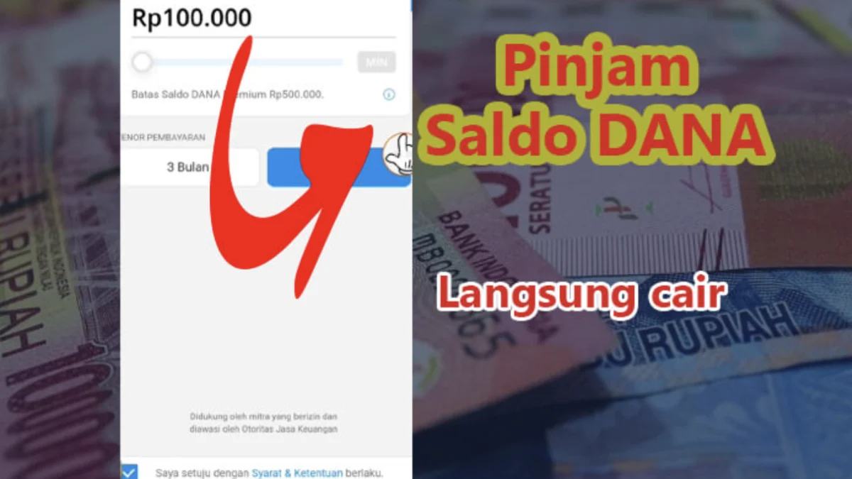 Cara Pinjam Uang di Aplikasi DANA untuk Kebutuhan Dana Darurat Temukan cara mudah pinjam saldo di aplikasi DANA dengan fitur DANA Cicil untuk kebutuhan darurat. Langsung cair Rp100.000 per-hari.