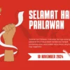 Berikut ini adalah link download twibbon memperingati hari pahlawan 10 November 2024 yang bisa kamu donwload disini secara gratis!