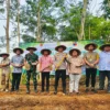 Kapolresta Bogor Kota, Kombes Pol Bismo Teguh Prakoso bersama jajaran Forkopimda Kota Bogor luncurkan program penanaman jagung di lahan non produktif, Kelurahan Rancamaya, Kecamatan Bogor Selatan, Jumat (15/11). (Yudha Prananda / Jabar Ekspres)