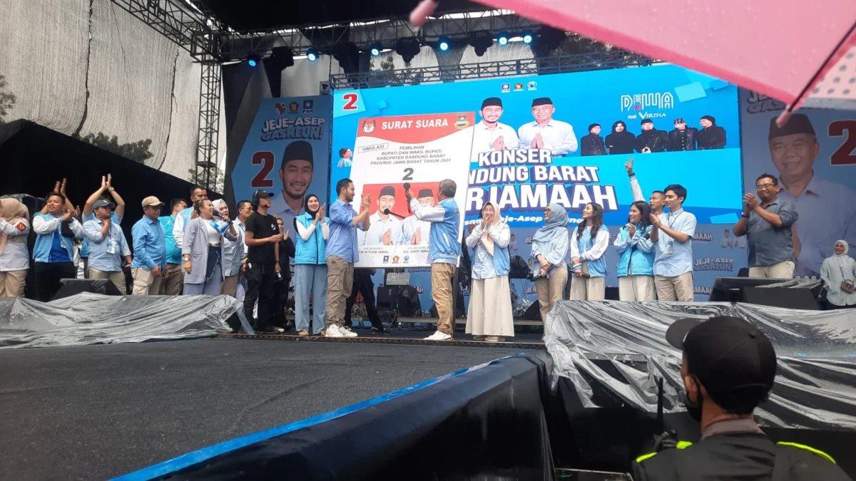 Jelang Hari H Pencoblosan, Survei Jeje-Asep Kokoh Teratas