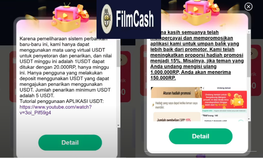 Benarkah Aplikasi FilmCash Bisa Menghasilkan Uang? ini Faktanya Benarkah Aplikasi FilmCash Bisa Menghasilkan Uang? ini Faktanya