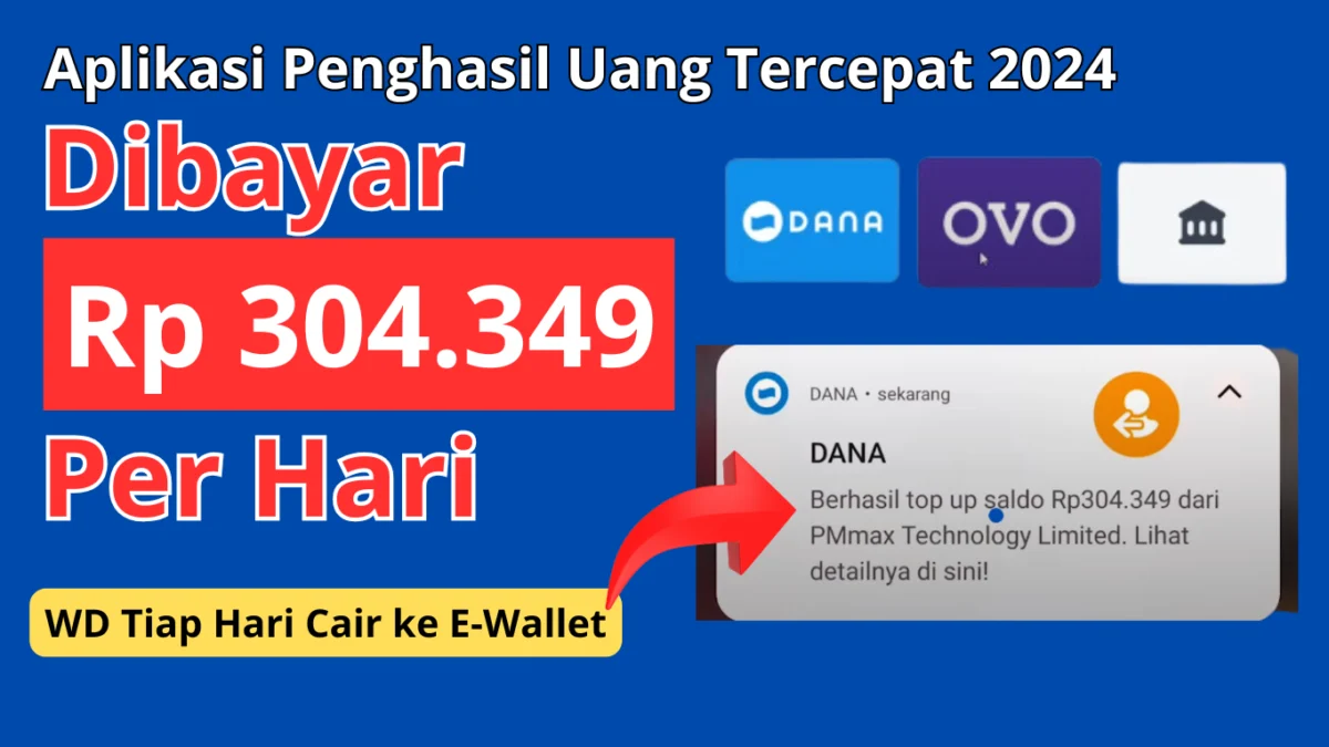 Trik Cepat Dapat Rp 304.349 di Aplikasi Penghasil Uang Terbaik 2024 3 Trik Cepat Dapat Rp 304.349 di Aplikasi Penghasil Uang Terbaik 2024