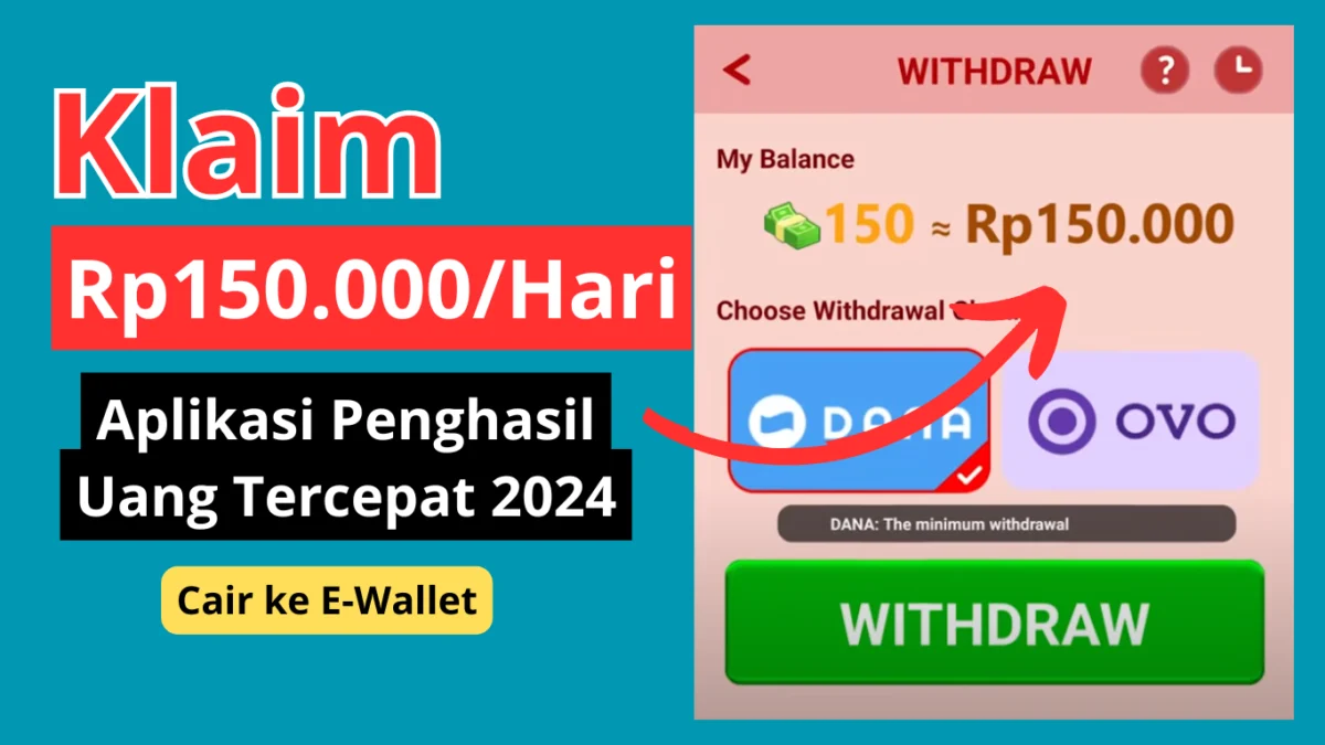 Ambil Reward Rp150.000/Hari Hanya di Aplikasi Penghasil Uang Termudah 2024, Kamu Juga Bisa! Ambil Reward Rp150.000/Hari Hanya di Aplikasi Penghasil Uang Termudah 2024, Kamu Juga Bisa!