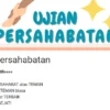 Link Tes Ujian Persahabatan Google Form/ Tangkap Layar Google Form