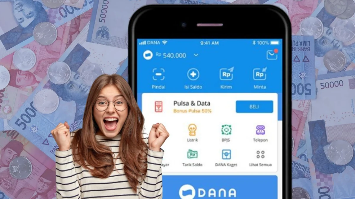 Cara Pinjam Rp100 Ribu Saldo DANA Gratis di Aplikasi DANA Tanpa KTP
