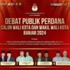 Debat Pilkada Kota Banjar tahun 2024 diselenggarakan Selasa (5/11) malam.