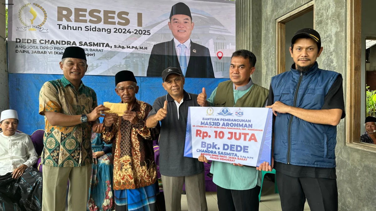 Dede Chandra Sasmita Gelar Reses, Bantu Pembangunan Masjid dan Jalin Silaturahmi dengan Warga Gelar Reses Anggota DPRD Provinsi Jabar Dede Chandra Sasmita Bantu Pembangunan Masjid dan Jalin Silaturahmi dengan Warga