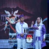 Pasangan Calon Wali Kota dan Wakil Wali Kota Bogor, Sendi Fardiansyah dan Melli Darsa saat memaparkan visi misi dalam forum debat. (Yudha Prananda / Istimewa)