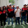 Perwakilan FMPP saat menyampaikan dukungan di Sekber Haru - Dhani, Selasa (12/11).