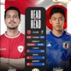 LINK Streaming Indonesia vs Jepang di Klasifikasi Piala Dunia 2026, Hari Ini
