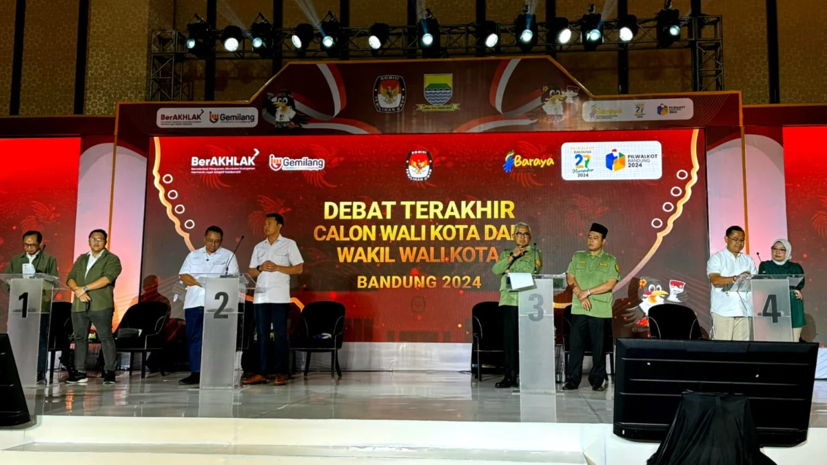 Anggaran Nyaris Rp 3 Miliar, Debat Publik Pilkada Kota Bandung Banyak Masalah Debat publik Pilkada Kota Bandung