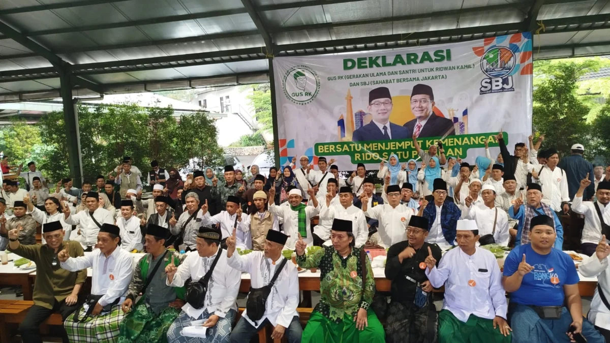 Gelar Deklarasi di Bandung, Gus RK Siap Menangkan Pasangan RIDO di Pilgub DKI