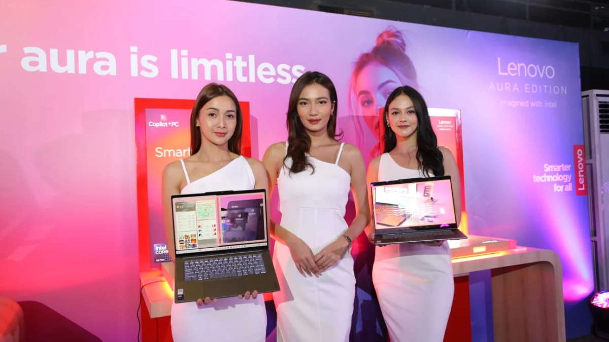 Lenovo Hadirkan Aura Edition dan Jajaran Laptop Copilot+ PC di Indonesia