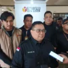 Ketua Bawaslu RI, Rahmat Bagja didampingi jajaran Bawaslu Kota Bogor saat memberikan keterangan kepada pers, Rabu (27/11) Sore. (Yudha Prananda / Jabar Ekspres)