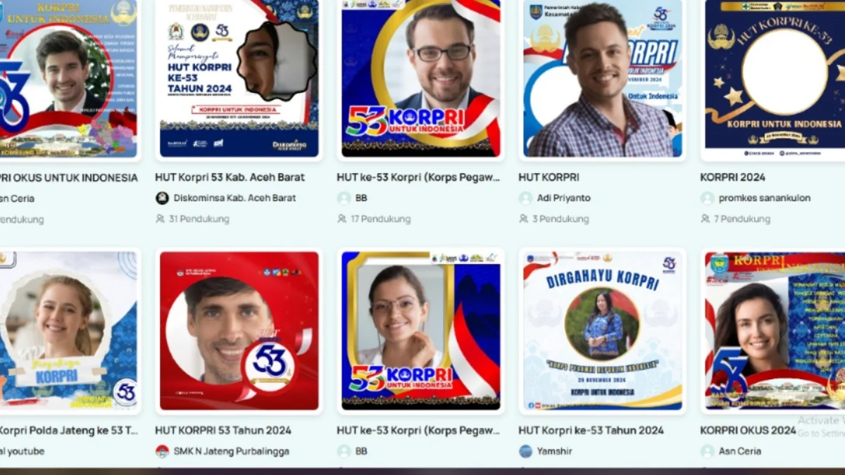 30+ LINK Twibbon HUT KORPRI Ke-53 Pada Jumat, 29 November 2024 30+ LINK Twibbon HUT KORPRI Ke-53 Pada Jumat, 29 November 2024