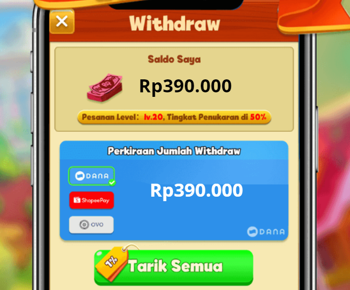 Berhasil Cair Rp390.000 Hanya Menyelesaikan Tugas di Aplikasi Penghasil Uang ini Berhasil Cair Rp390.000 di Aplikasi Penghasil Uang ini