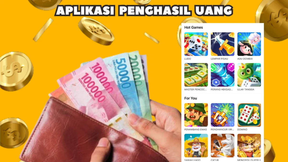 Mainkan Aplikasi Penghasil Uang Hingga Rp 175.000 Sehari Dengan Pilihan 40 Game Didalamnya