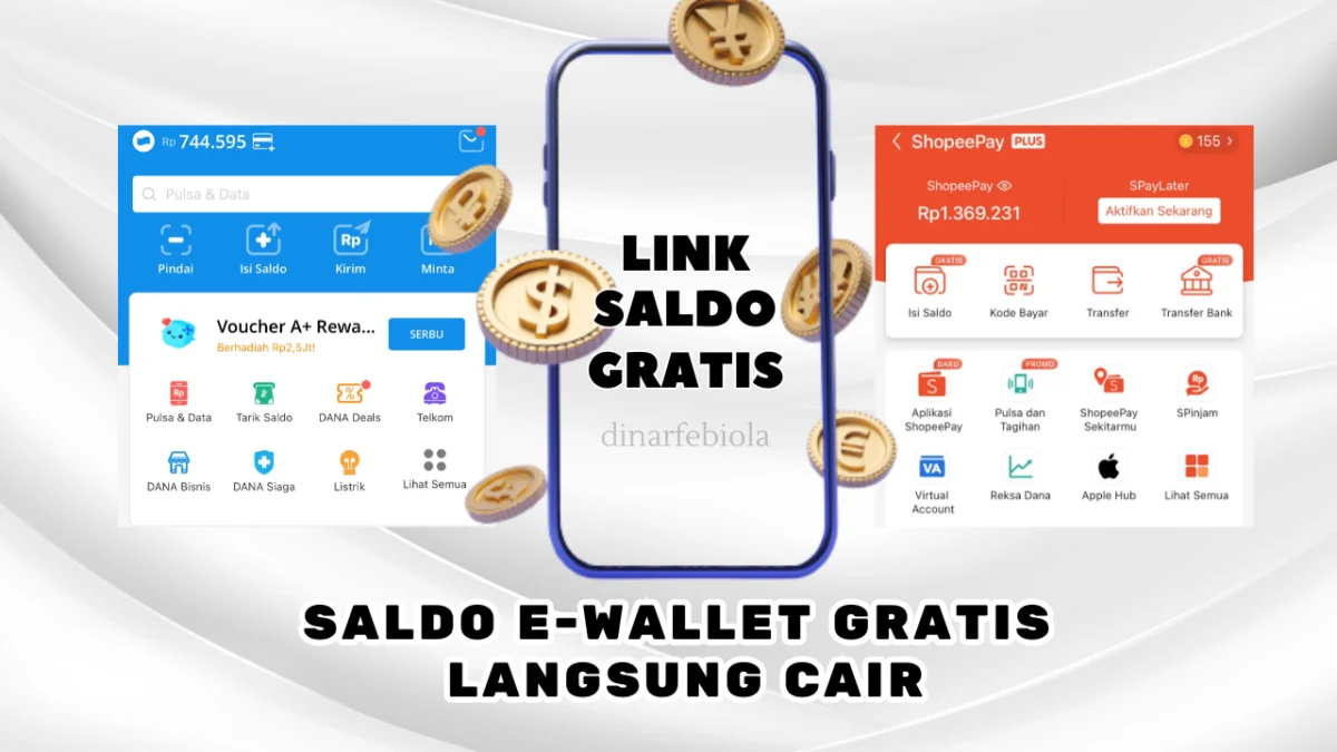 LINK Saldo Gratis Rp 350.000 Cair Hitungan Detik Ke Akun E-Wallet