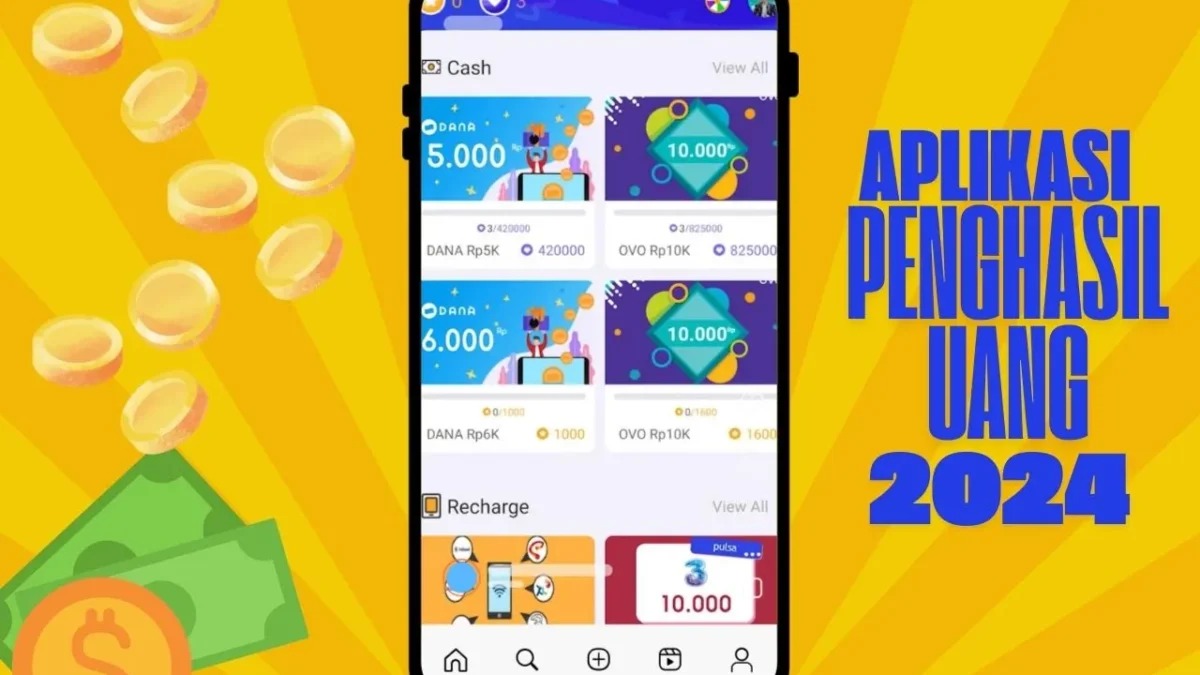 Aplikasi Penghasil Uang Terbaru yang Bikin Auto Cuan di Akhir Tahun 2024! Aplikasi Penghasil Uang Terbaru yang Bikin Auto Cuan di Akhir Tahun 2024!