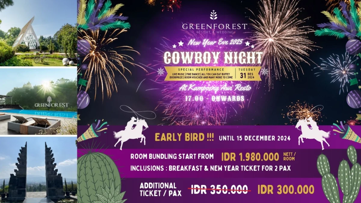 Mengintip Festive Season di Green Forest Resort & wedding