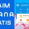 Gratis Rp255.000 Saldo e-Wallet DANA Dengan Aplikasi Penghasil Uang Cuma Login