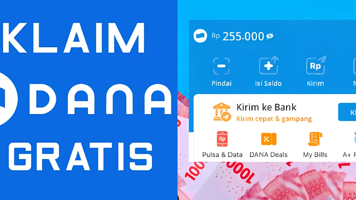 Gratis Rp255.000 Saldo e-Wallet DANA Dengan Aplikasi Penghasil Uang Cuma Login Gratis Rp255.000 Saldo e-Wallet DANA Dengan Aplikasi Penghasil Uang Cuma Login