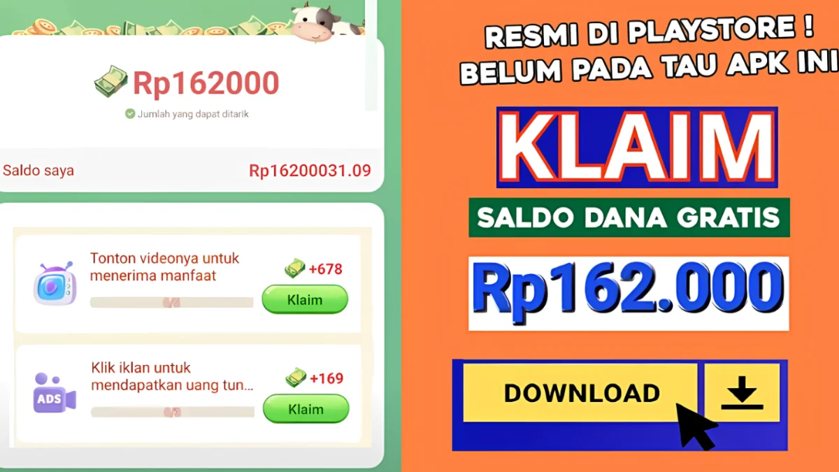 Begini Cara Mendapatkan Rp162.000 Saldo e-wallet DANA, OVO, dan GoPay dari Game Penghasil Uang 2024 Begini Cara Mendapatkan Rp162.000 Saldo e-wallet DANA, OVO, dan GoPay dari Game Penghasil Uang 2024
