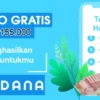 Saldo DANA gratis dari tugas ringan di aplikasi game penghasil uang.